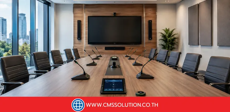 วิธีเลือก เครื่องเสียงห้องประชุม ให้เหมาะกับขนาดห้อง